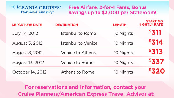 Oceania Cruises
